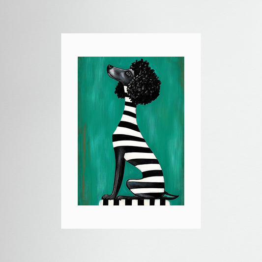 Striped Poodle
