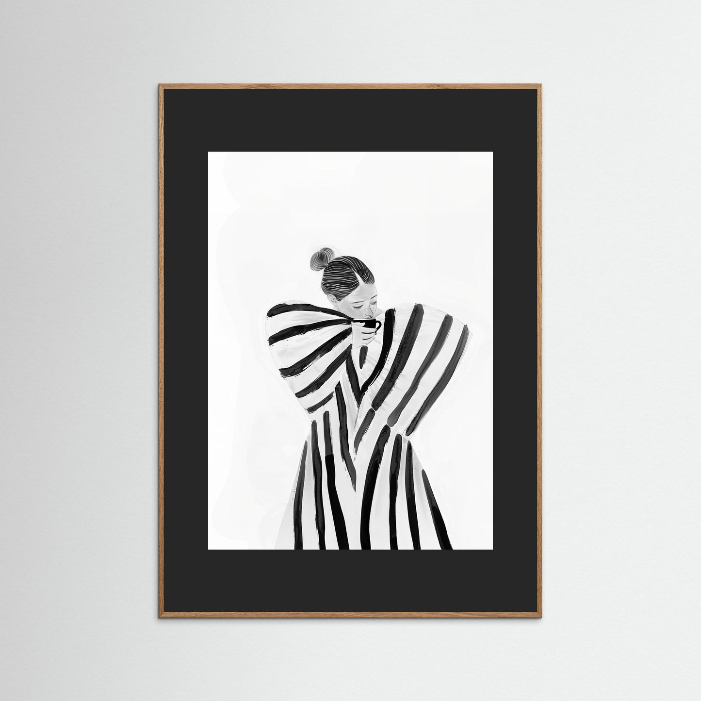 Coffee brake in stripes