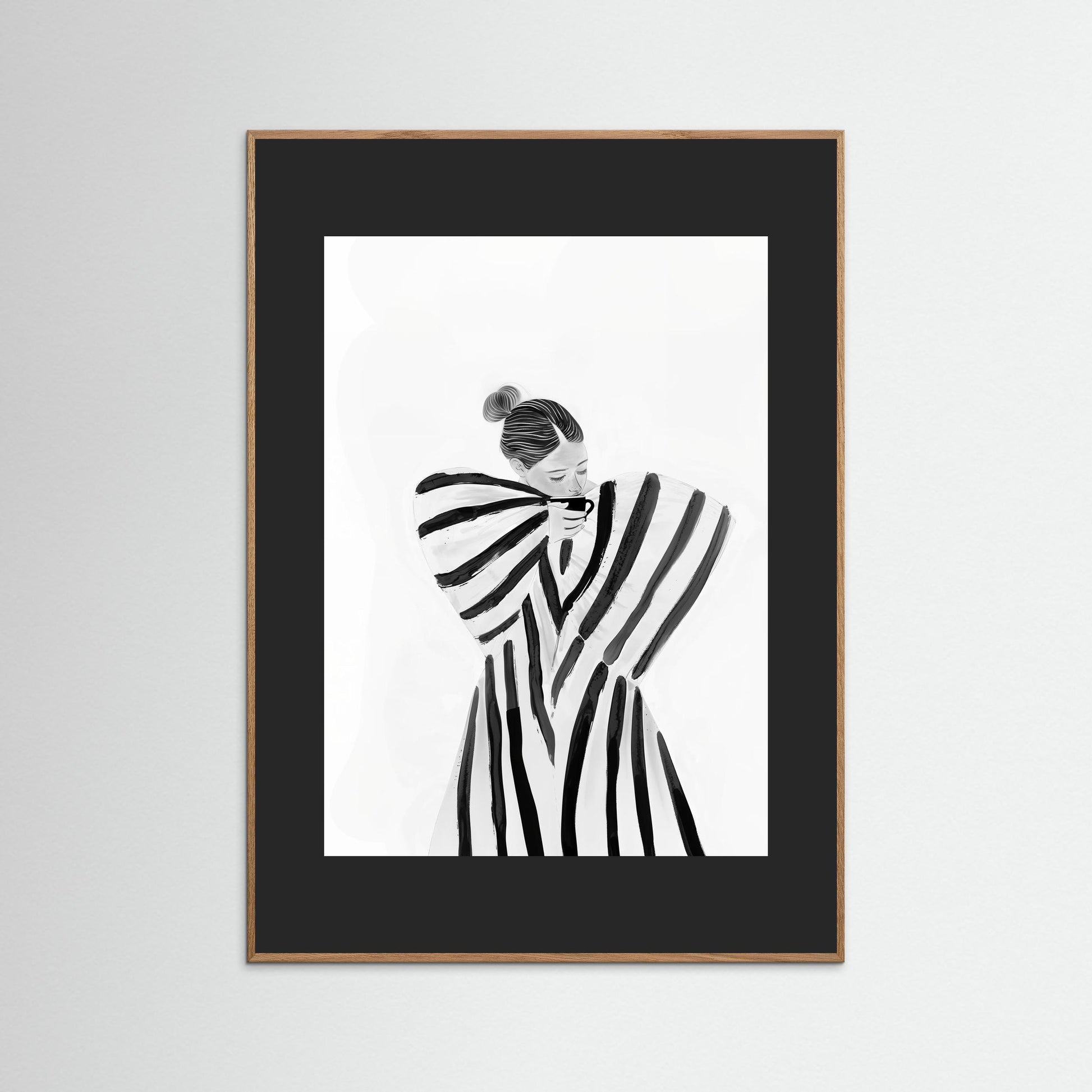 Coffee brake in stripes