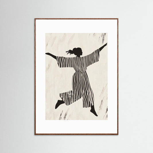 Modern Striped Silhouette