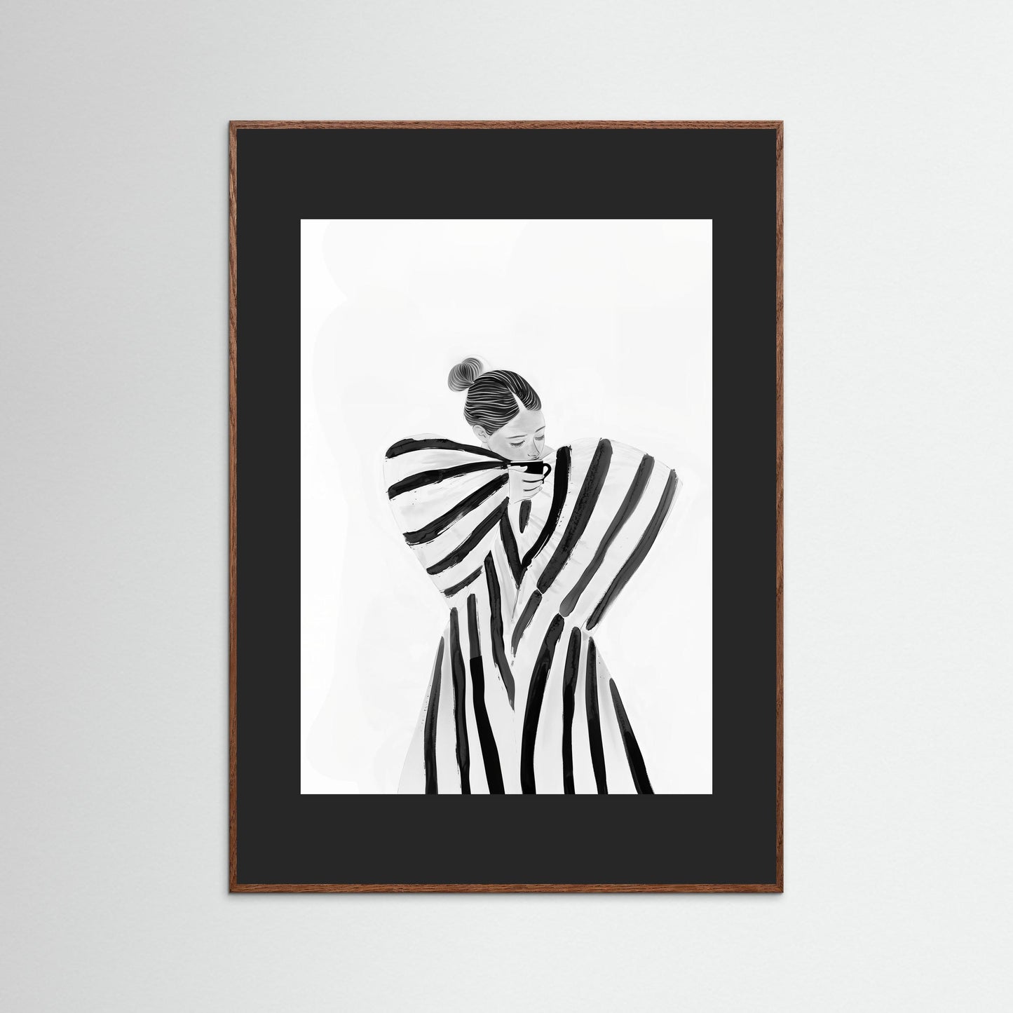 Coffee brake in stripes