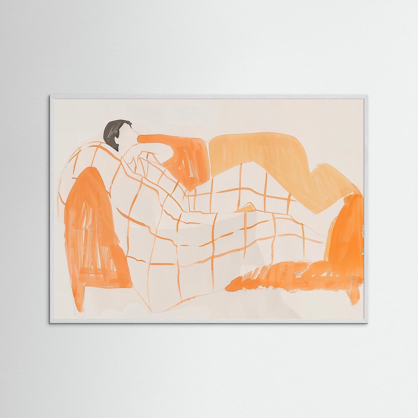 Orange Sofa Rest