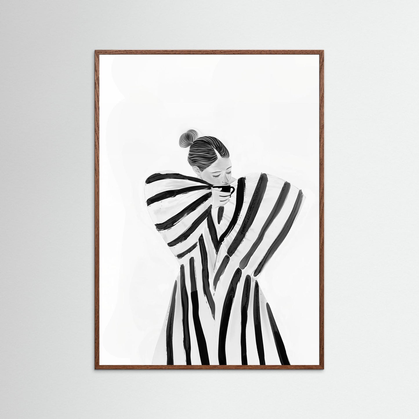 Coffee brake in stripes