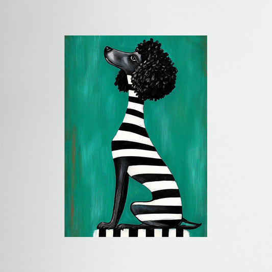Striped Poodle