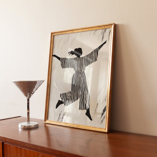 Modern Striped Silhouette