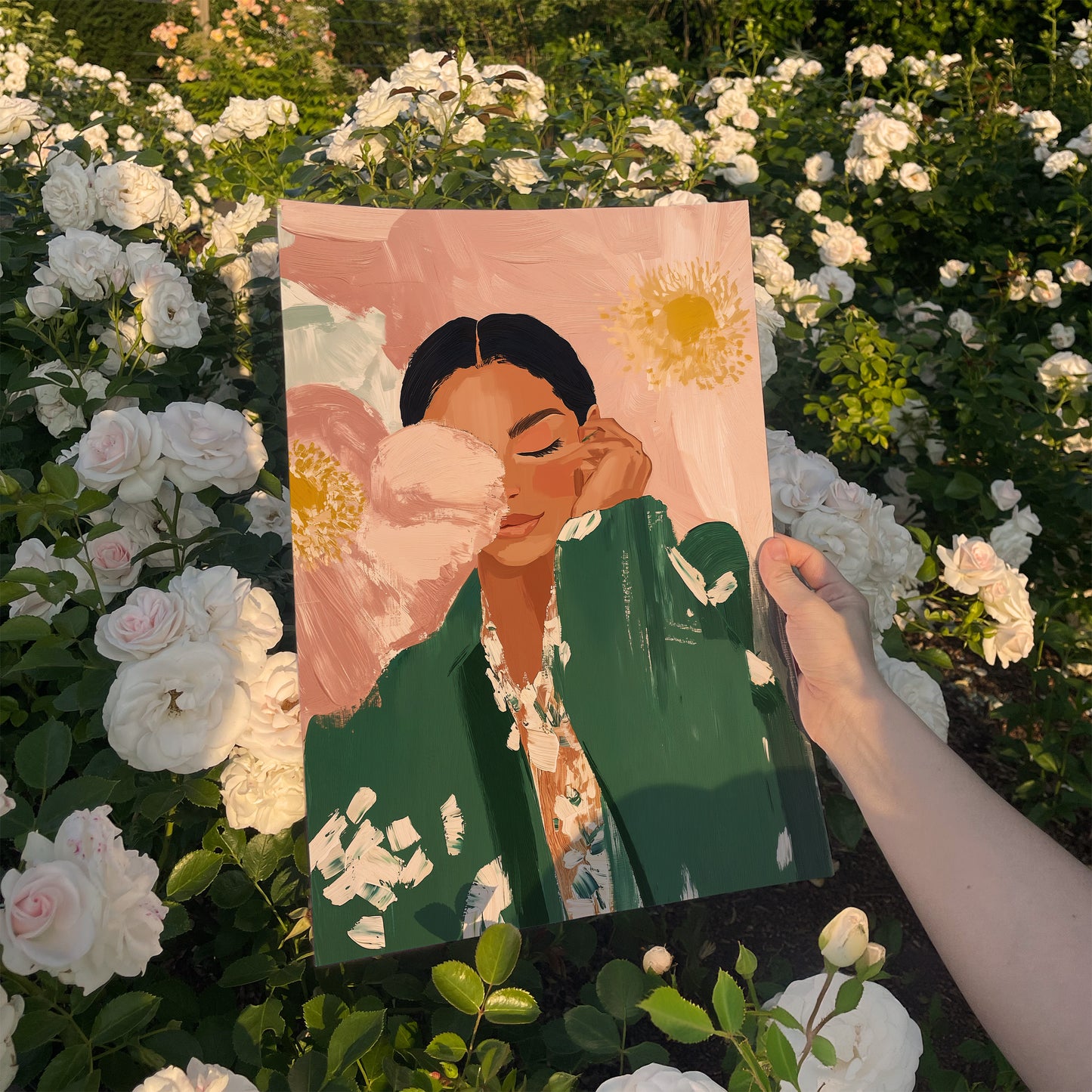 Pink & Green Thoughts