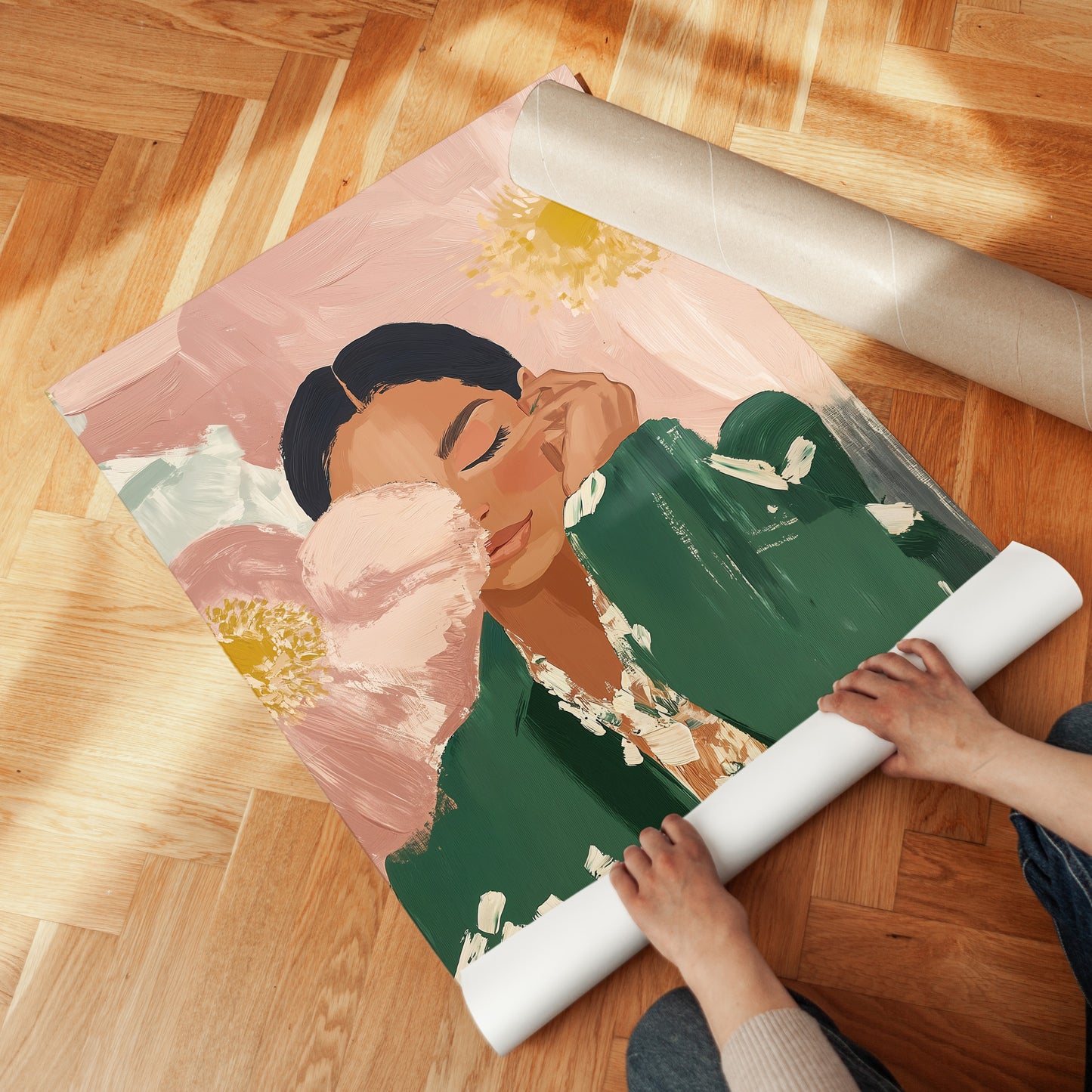 Pink & Green Thoughts