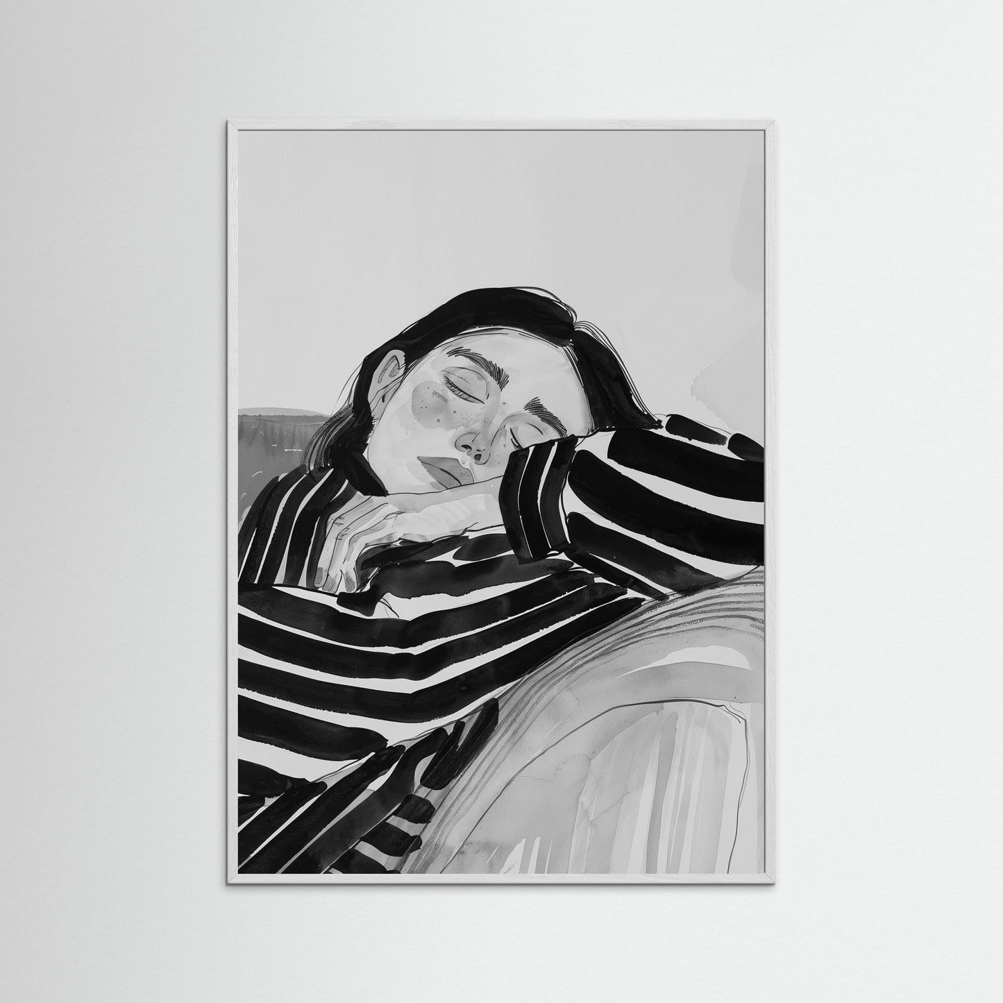 Calm Moment on Couch