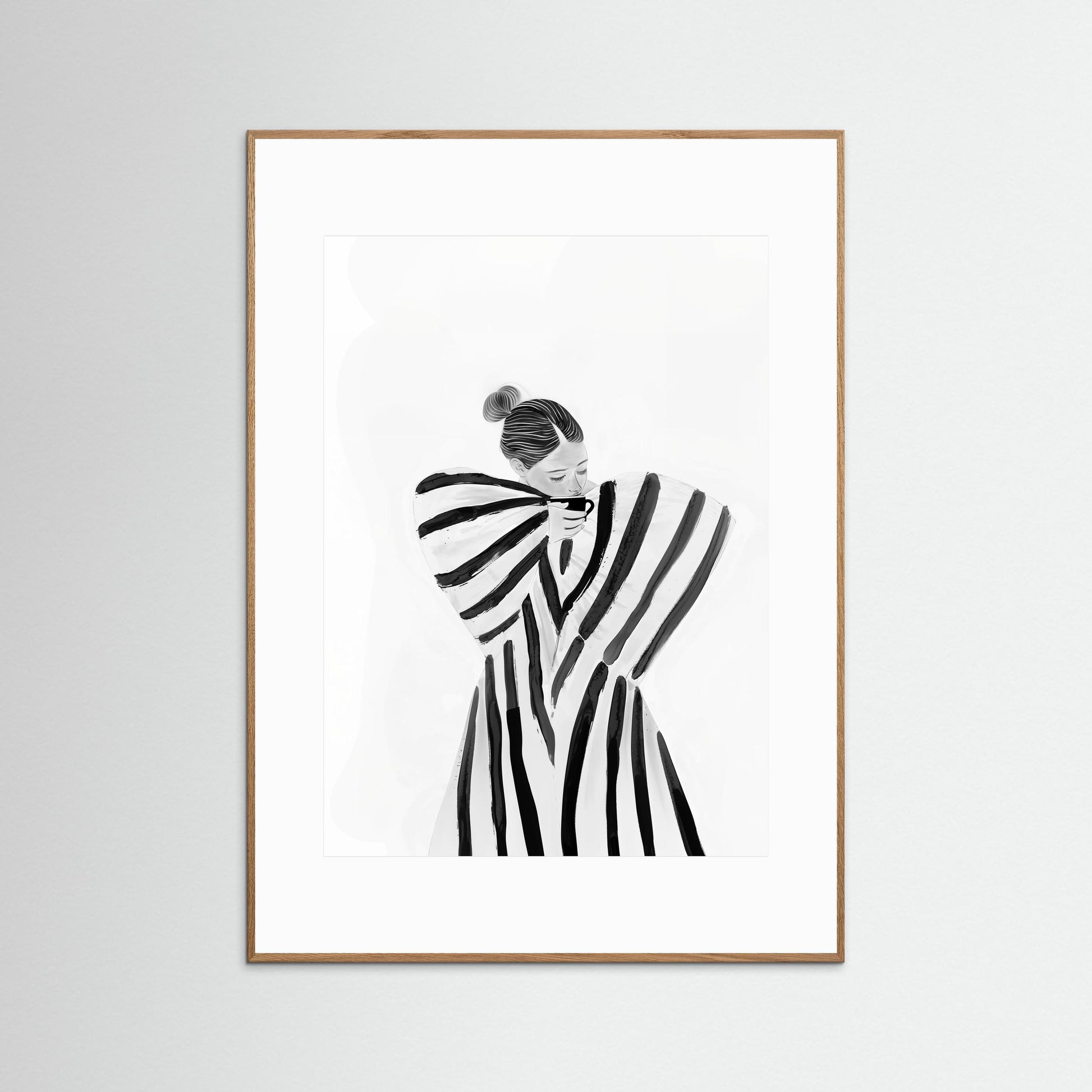 Coffee brake in stripes