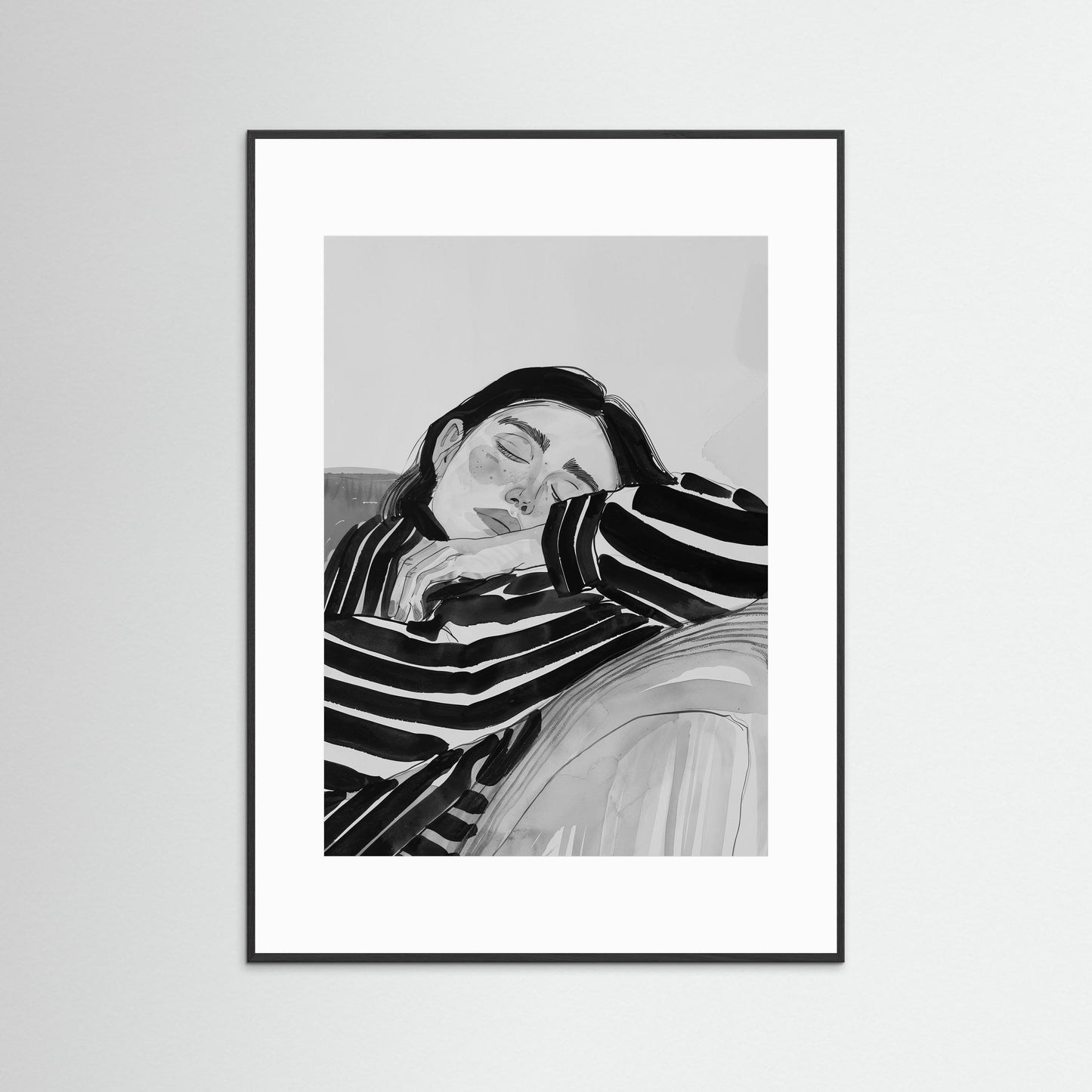 Calm Moment on Couch