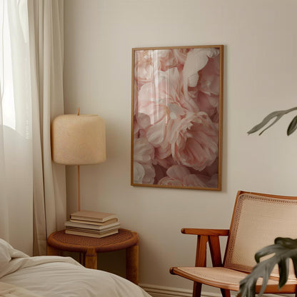 Peony Wall Art – Blush Pink Art | Soft Feminine Decor, Romantic Floral Print