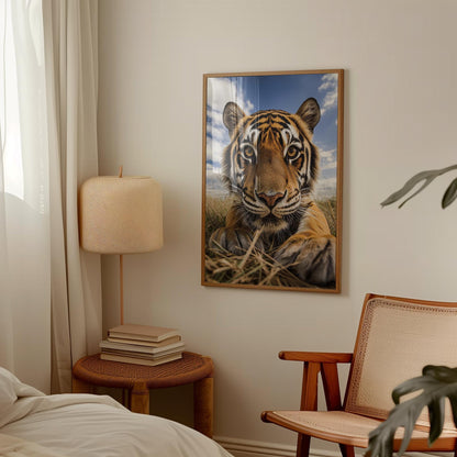 Tiger Art Print – Majestic Wildlife Wall Decor | Safari Home Decor Poster