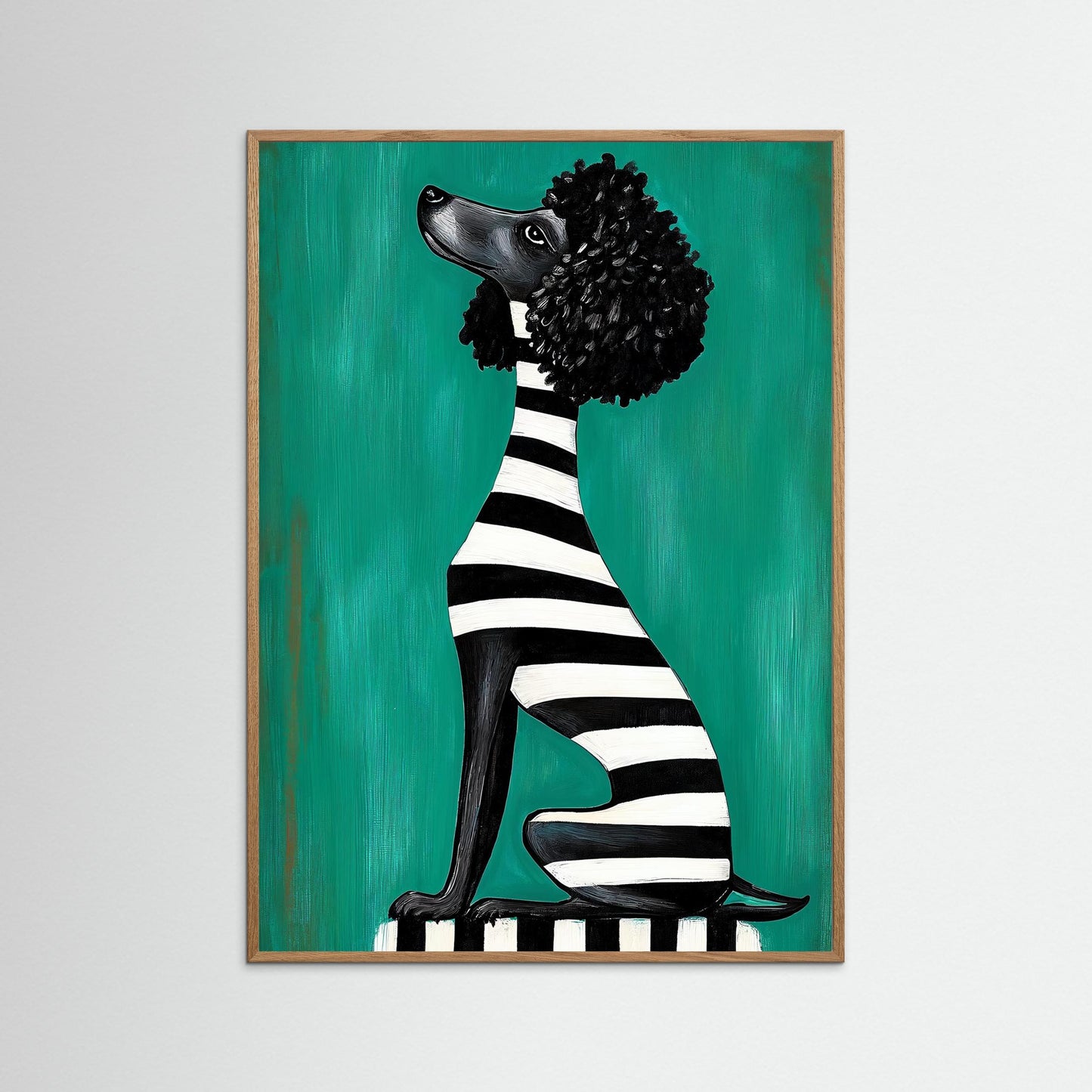 Striped Poodle