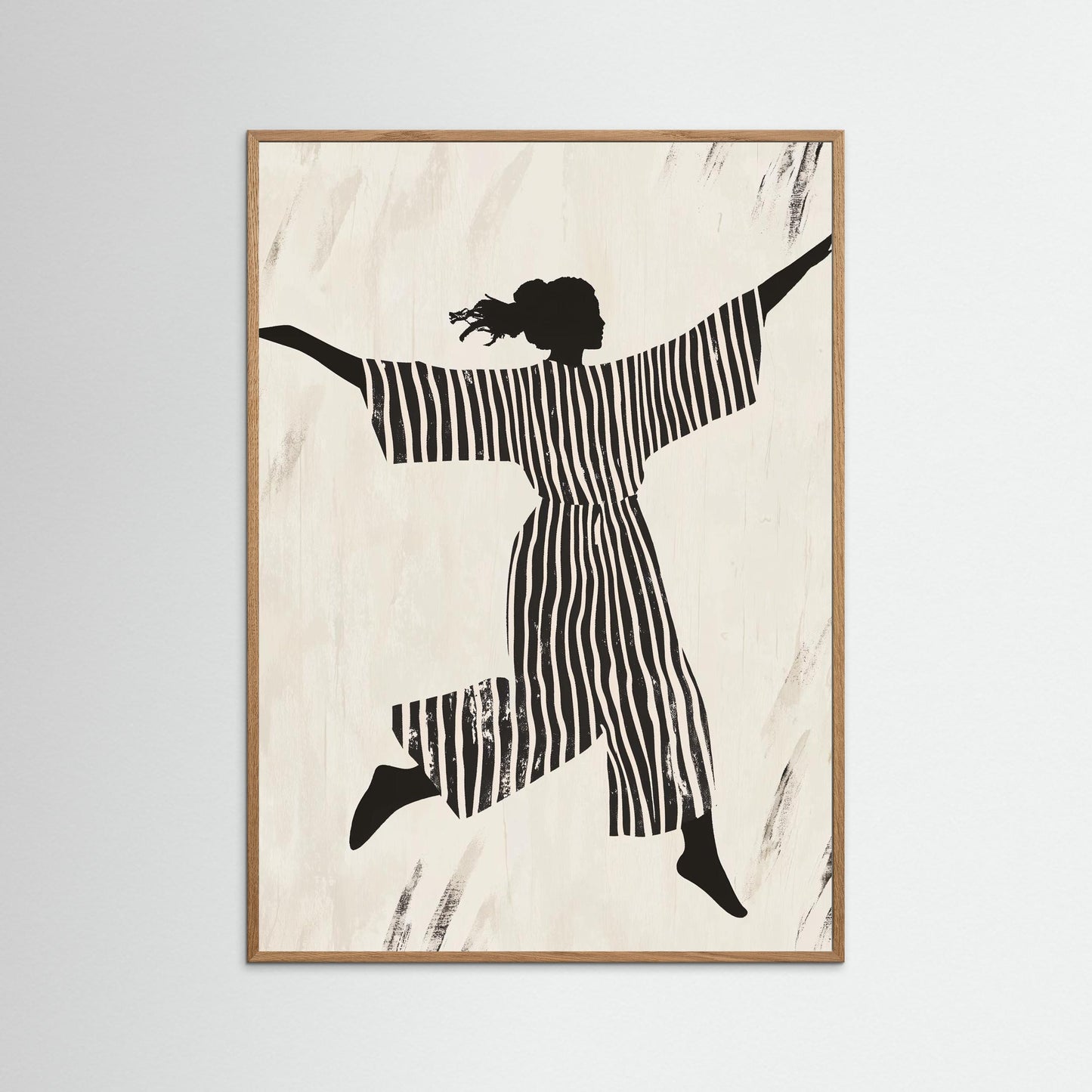 Modern Striped Silhouette