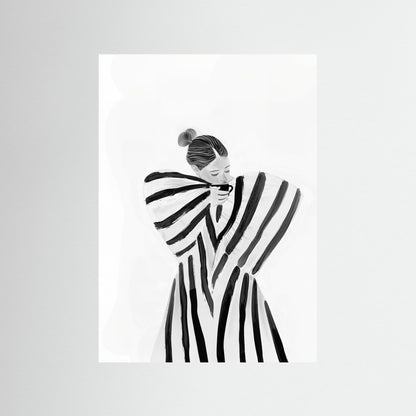 Coffee brake in stripes