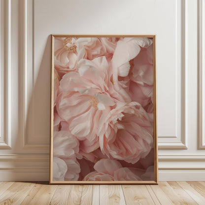 Peony Wall Art – Blush Pink Art | Soft Feminine Decor, Romantic Floral Print