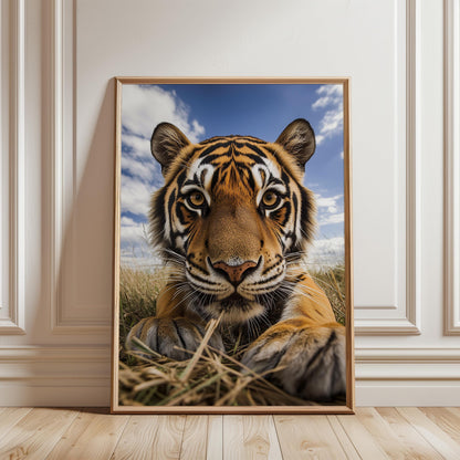 Tiger Art Print – Majestic Wildlife Wall Decor | Safari Home Decor Poster