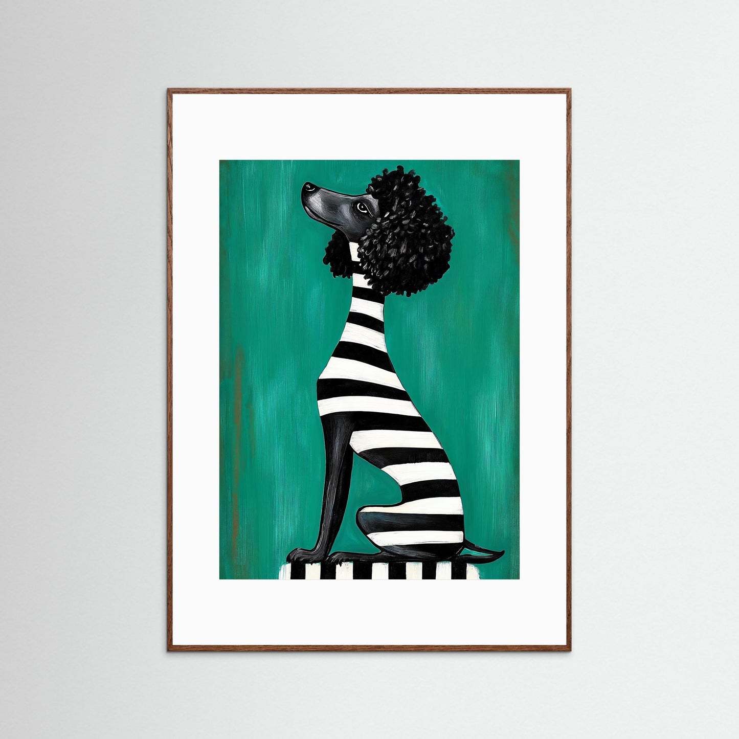 Striped Poodle