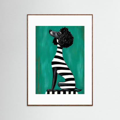 Striped Poodle