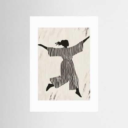 Modern Striped Silhouette