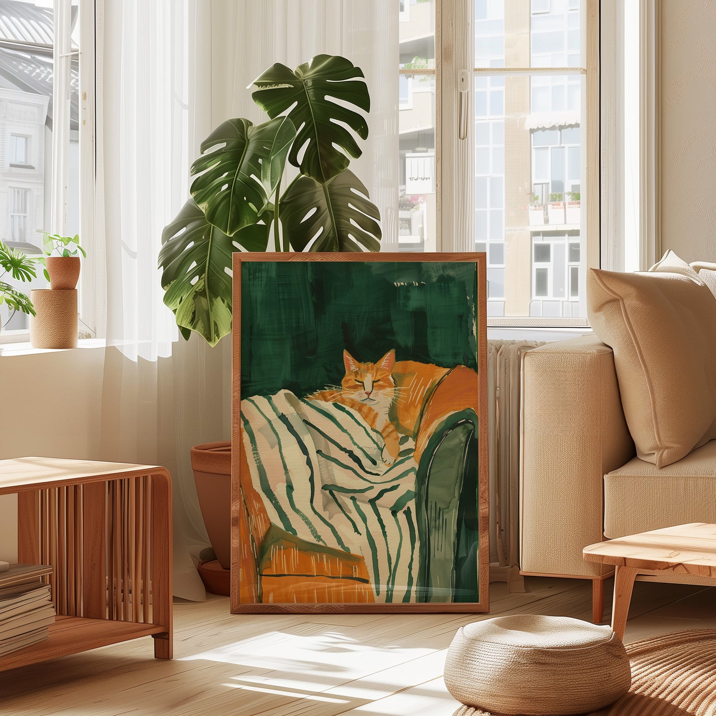 Striped Cat Dream