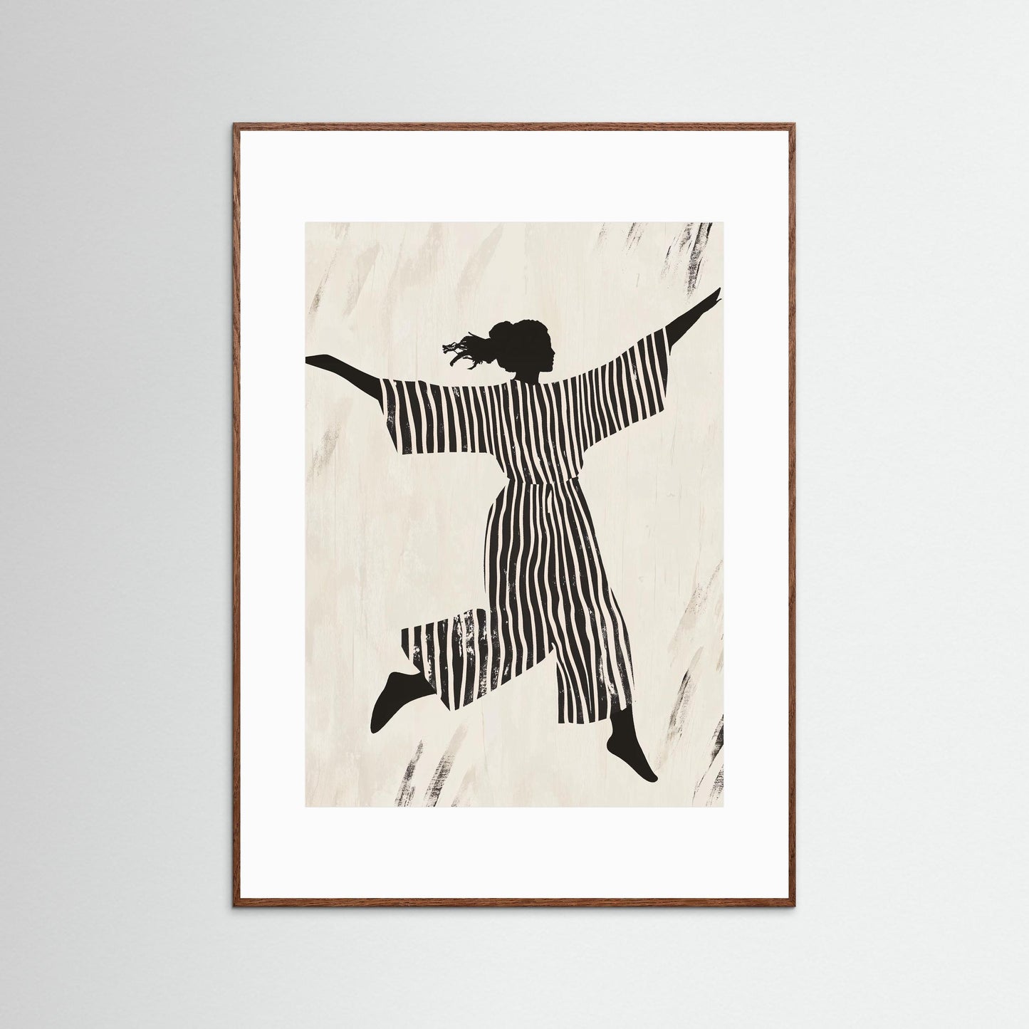 Modern Striped Silhouette