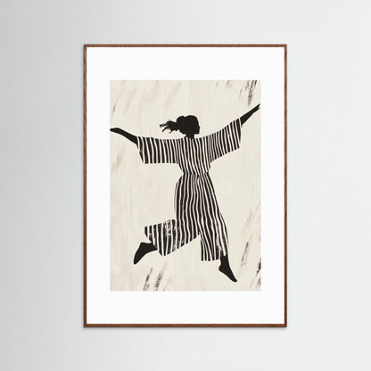 Modern Striped Silhouette