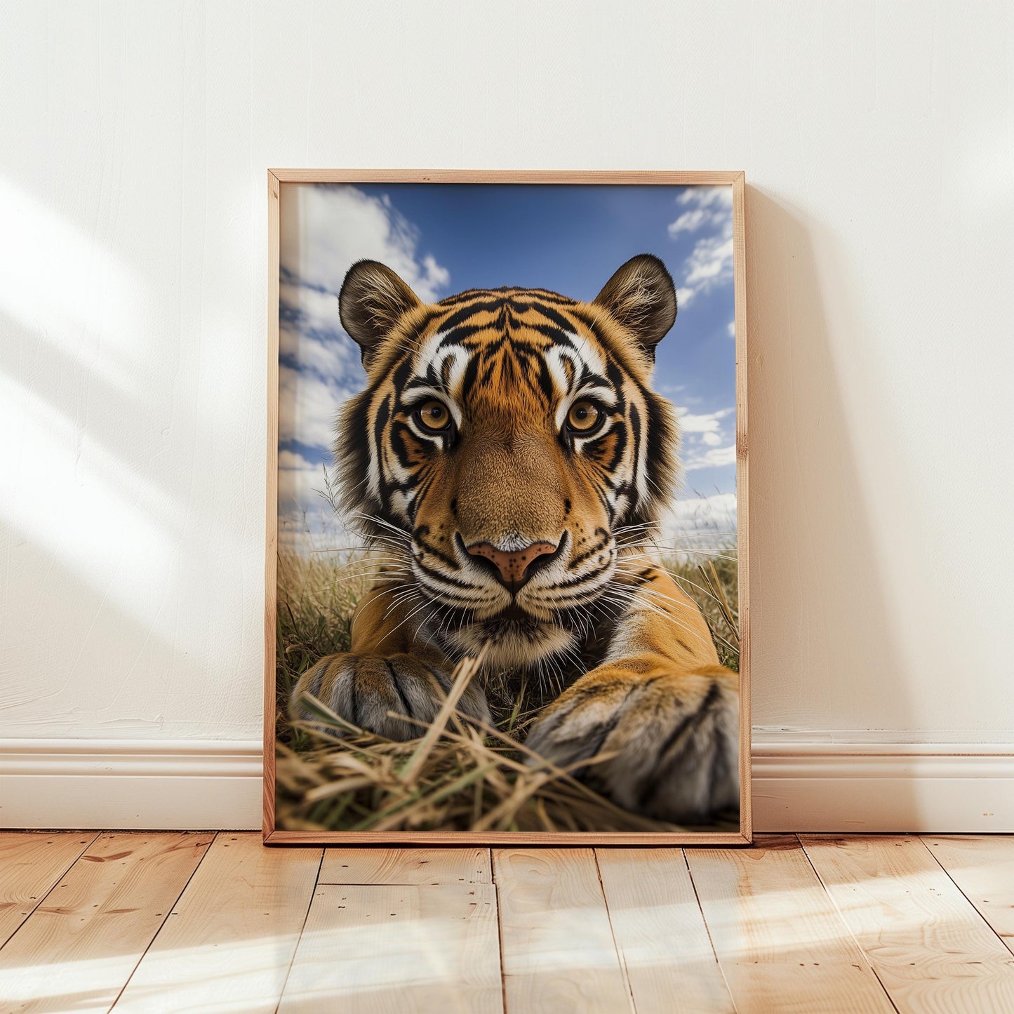 Tiger Art Print – Majestic Wildlife Wall Decor | Safari Home Decor Poster