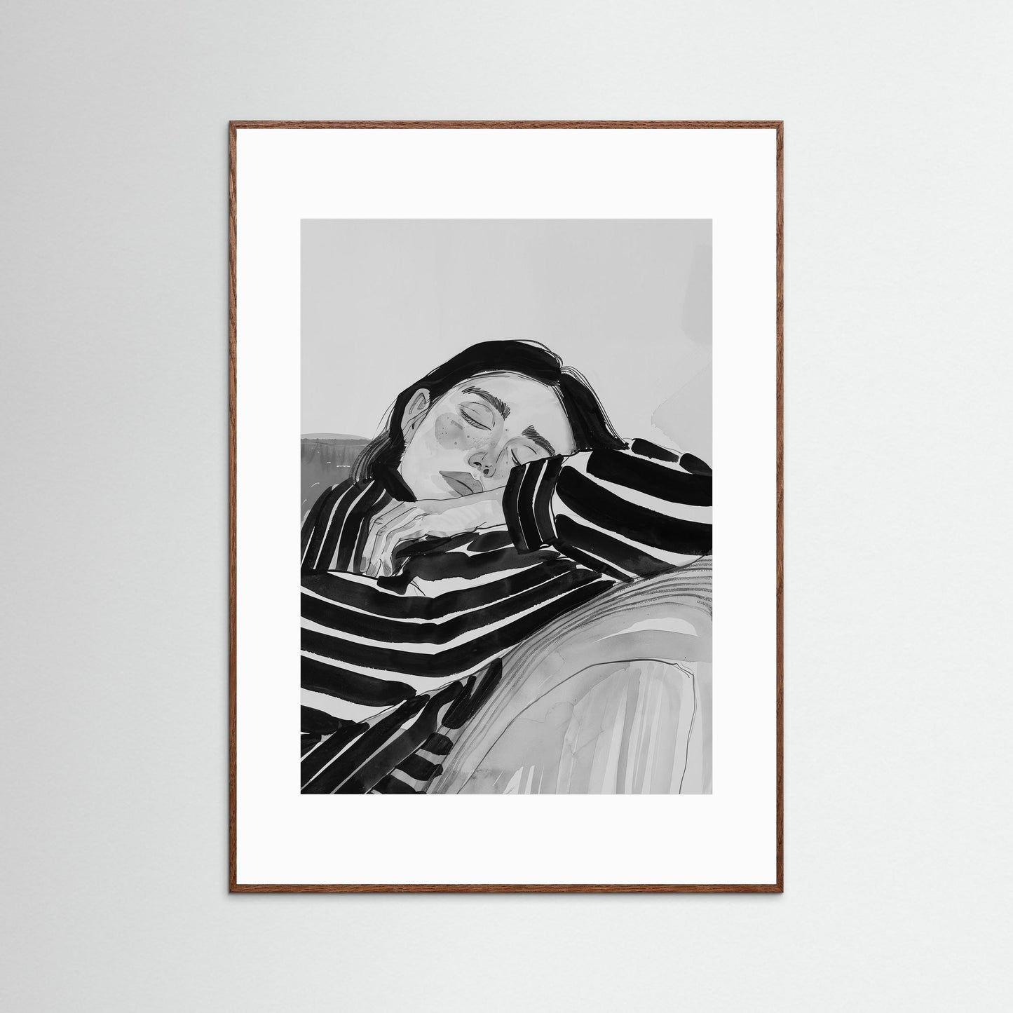 Calm Moment on Couch