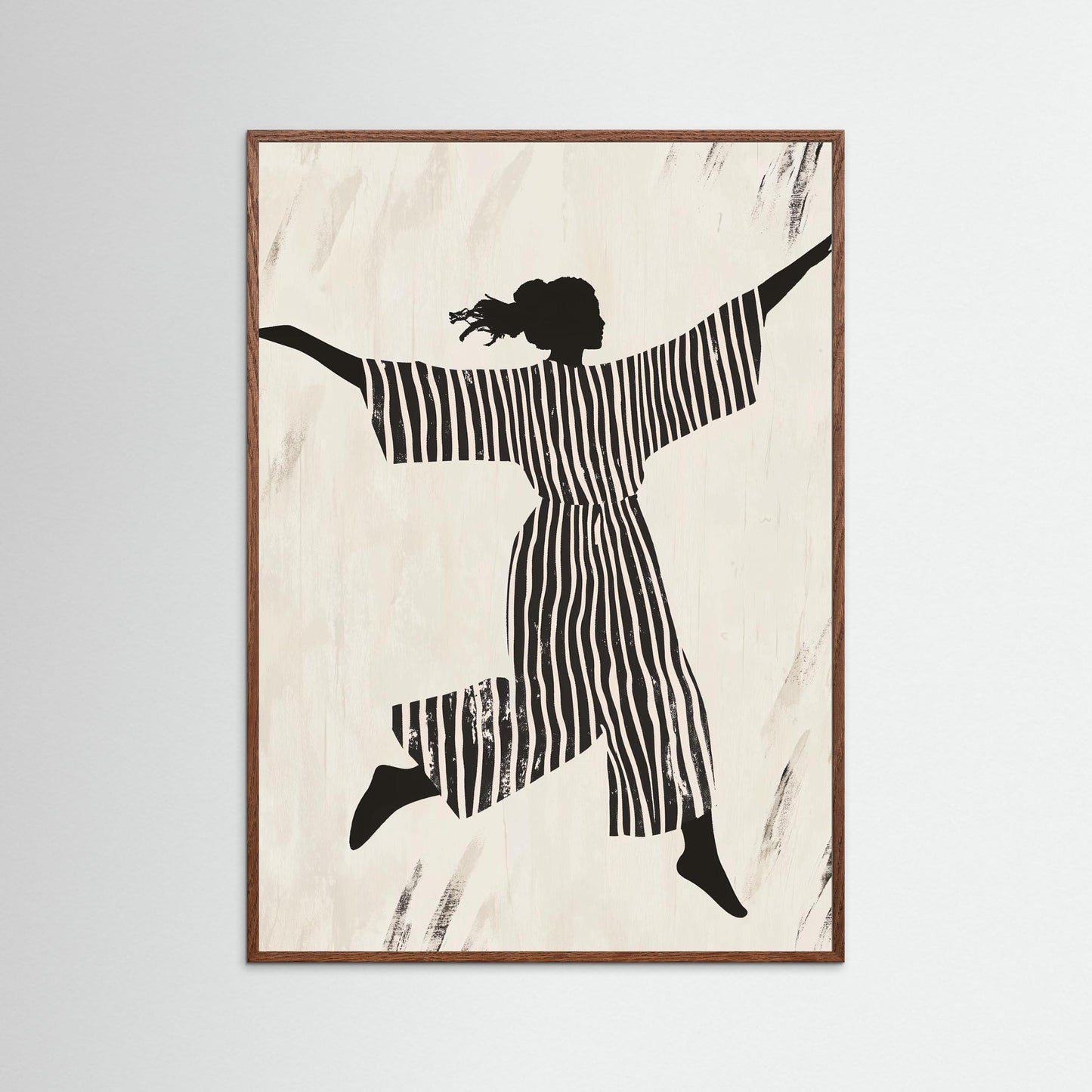 Modern Striped Silhouette