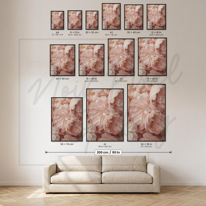 Peony Wall Art – Blush Pink Art | Soft Feminine Decor, Romantic Floral Print