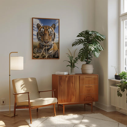 Tiger Art Print – Majestic Wildlife Wall Decor | Safari Home Decor Poster