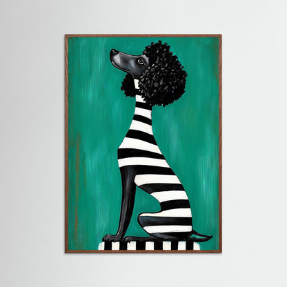 Striped Poodle