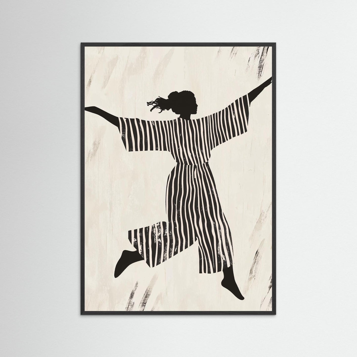 Modern Striped Silhouette