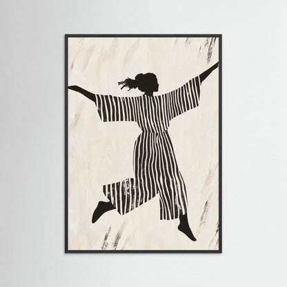 Modern Striped Silhouette