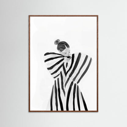 Coffee brake in stripes