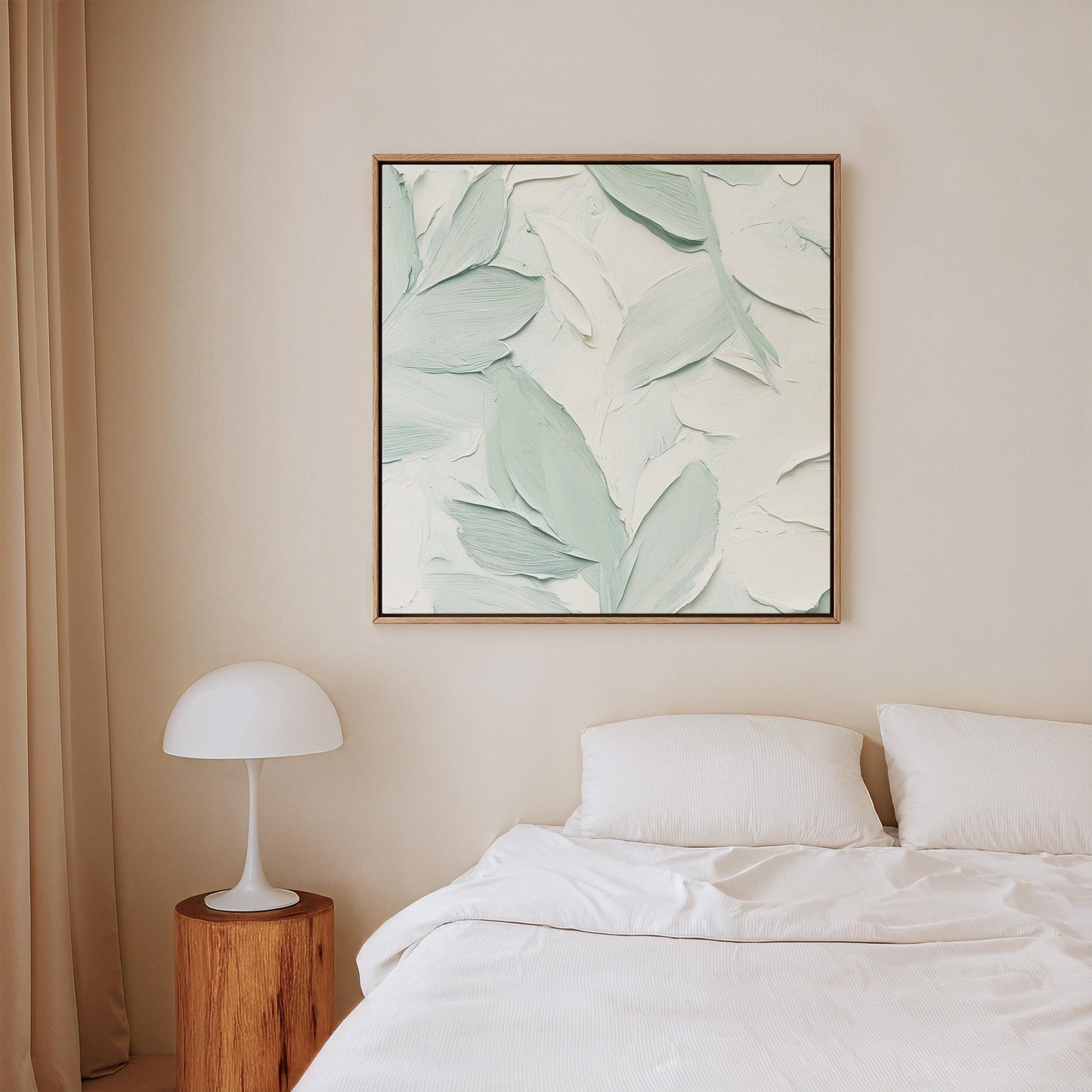 Sage Green Botanical Canvas Art