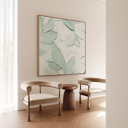 Sage Green Botanical Canvas Art