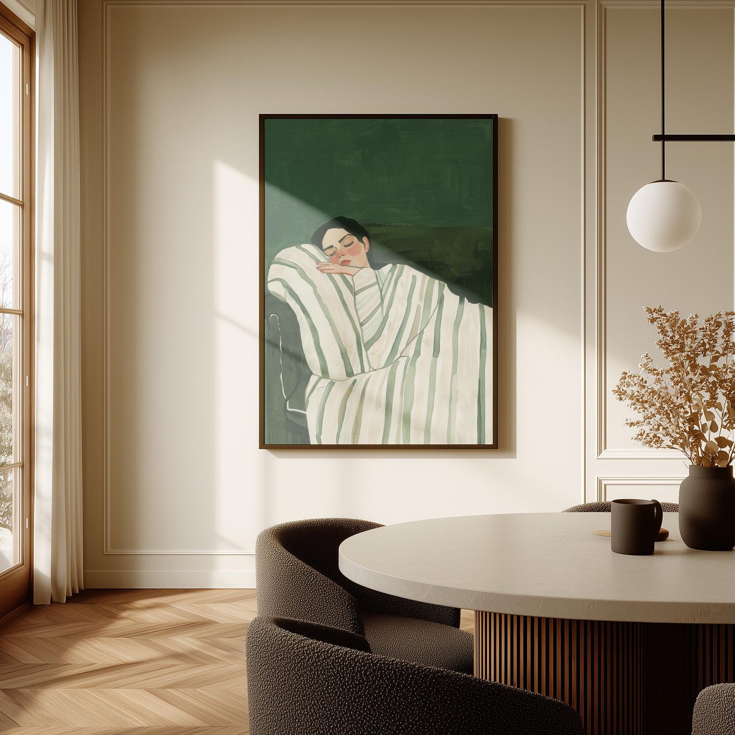 Sleeping Woman Wall Art