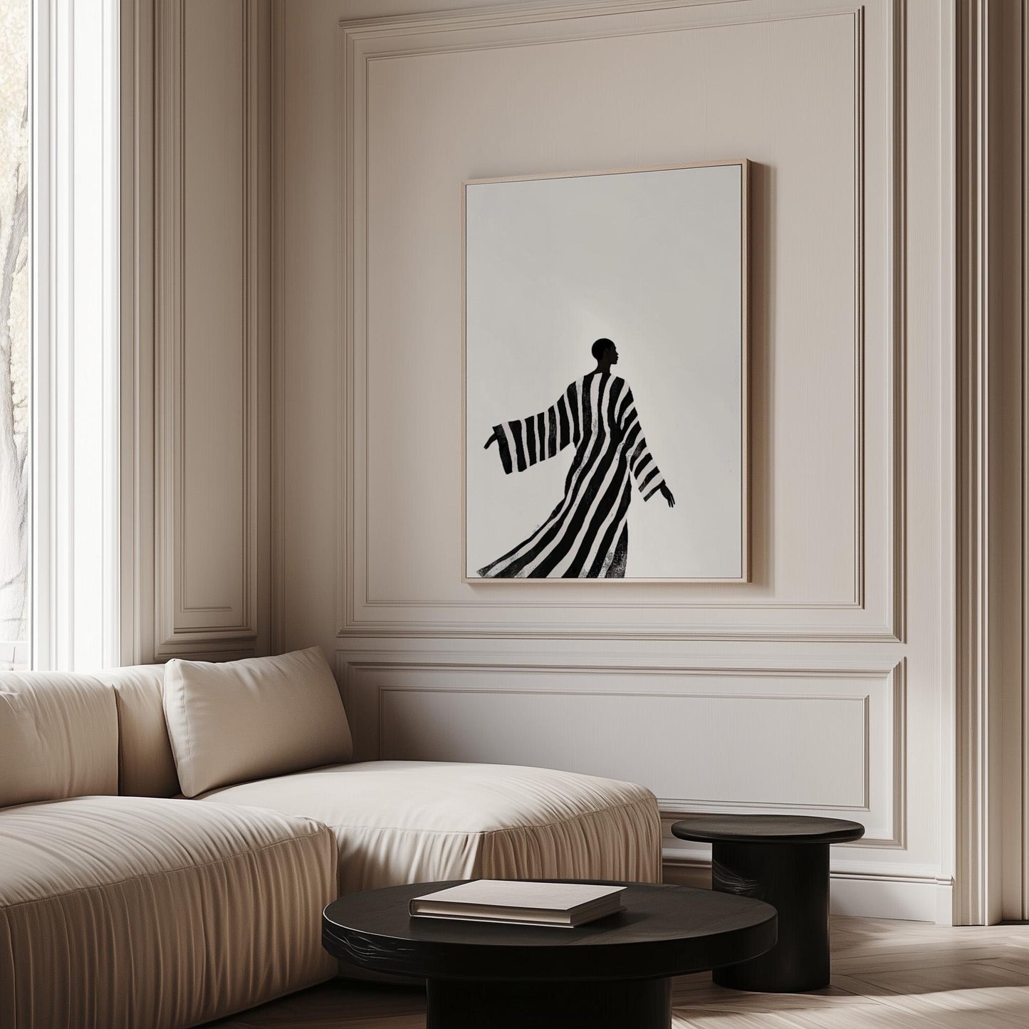 Modern Black and White Canvas Prints