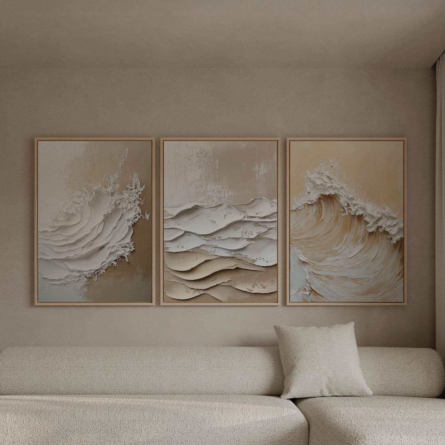 Wabi Sabi Ocean Canvas Prints
