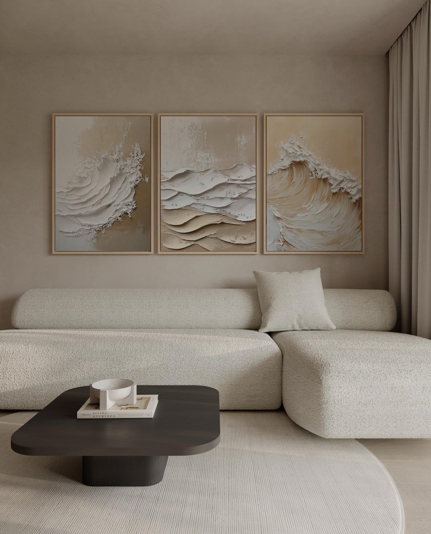 Wabi Sabi Ocean Canvas Prints