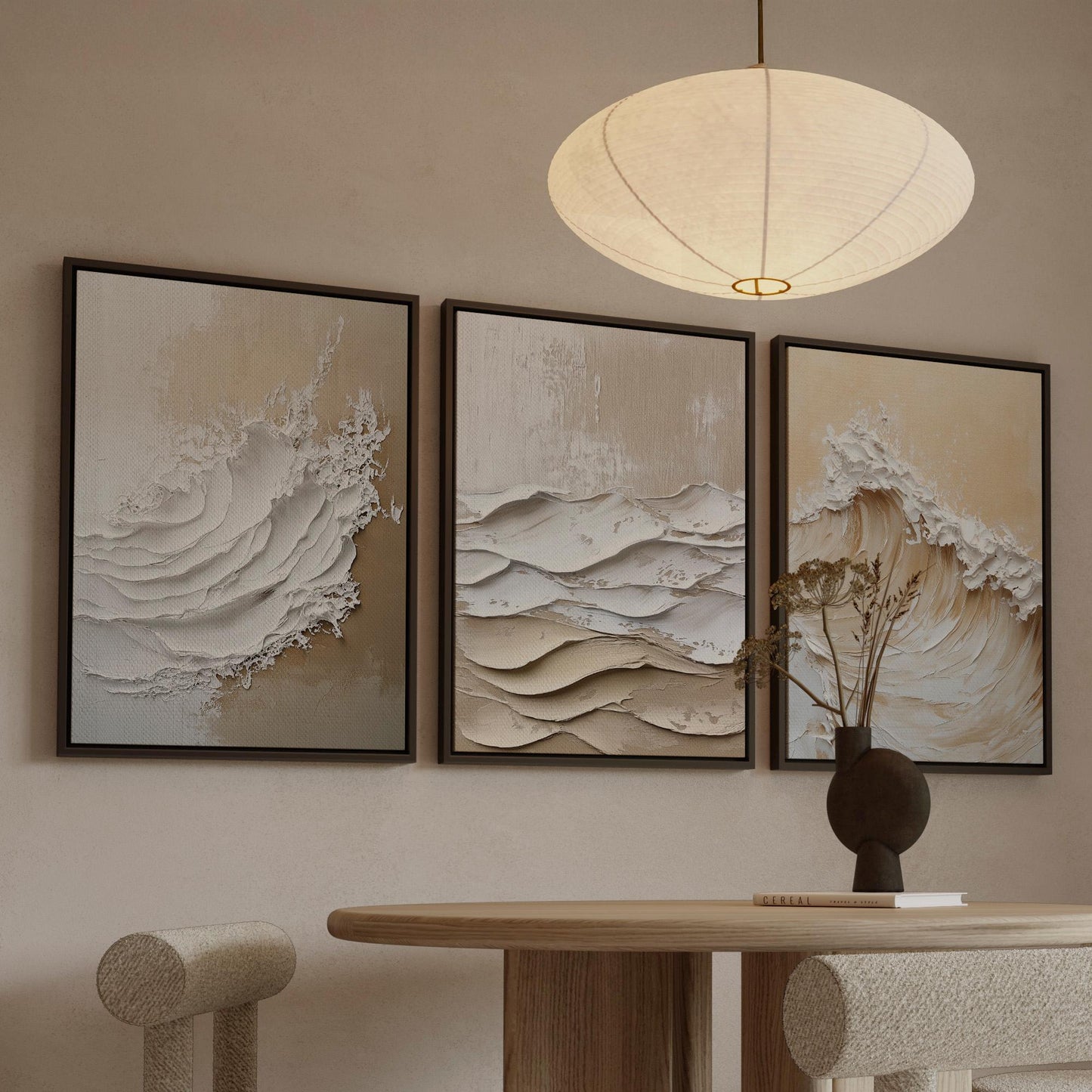 Wabi Sabi Ocean Canvas Prints