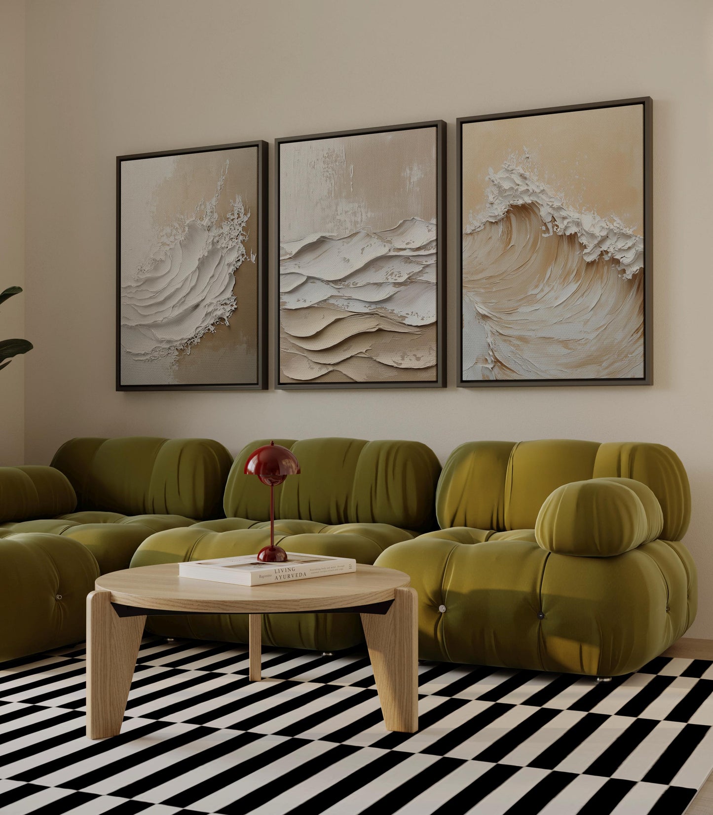 Wabi Sabi Ocean Canvas Prints