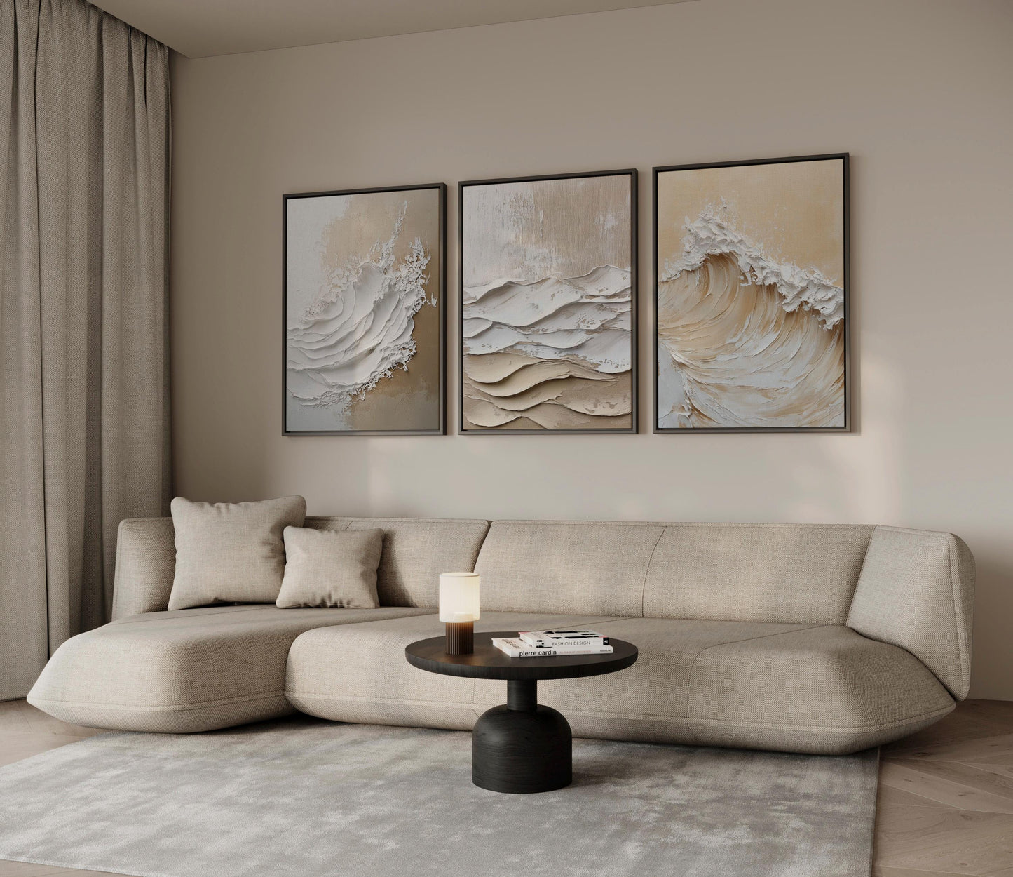 Wabi Sabi Ocean Canvas Prints