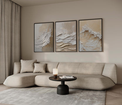 Wabi Sabi Ocean Canvas Prints