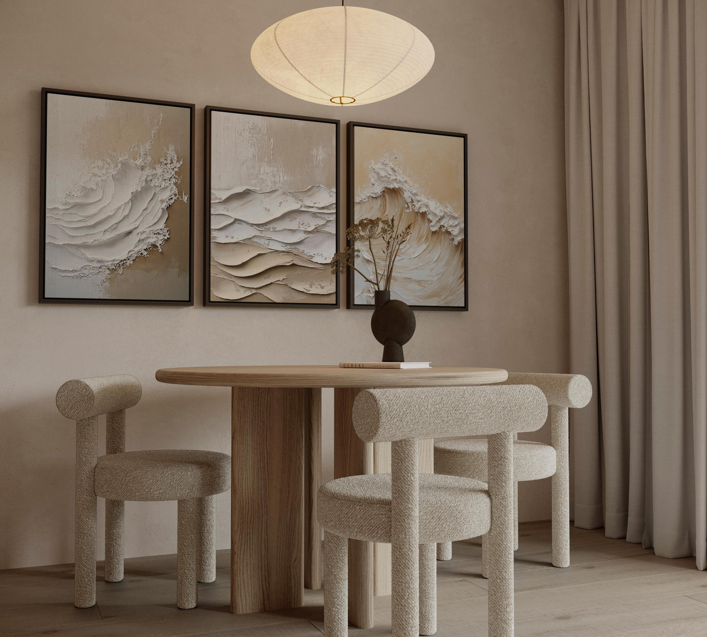 Wabi Sabi Ocean Canvas Prints