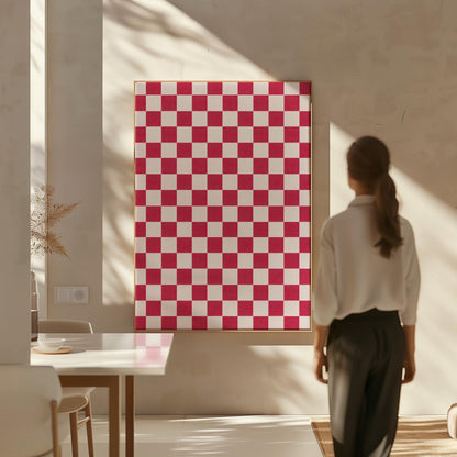Checkered Canvas Art