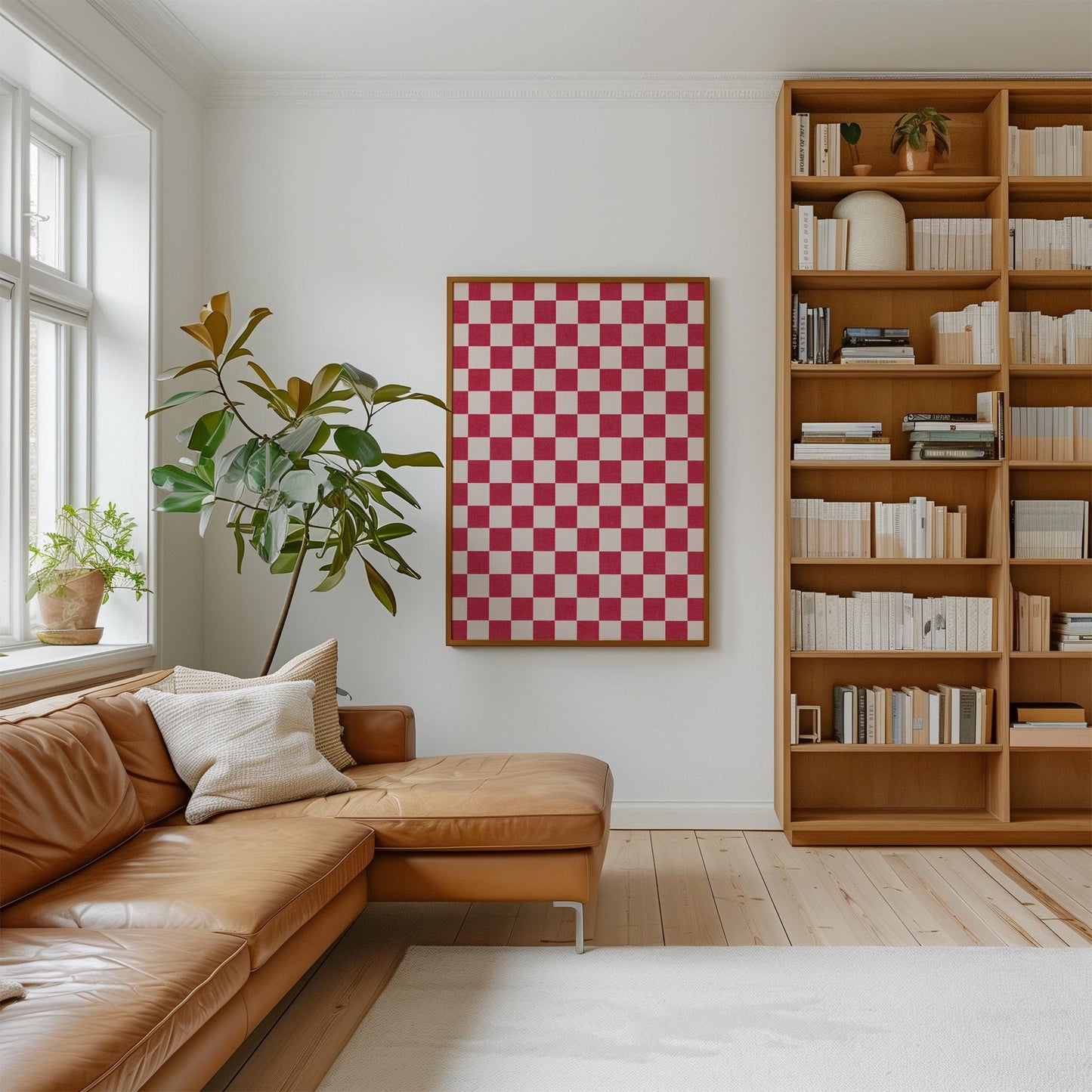 Checkered Canvas Art