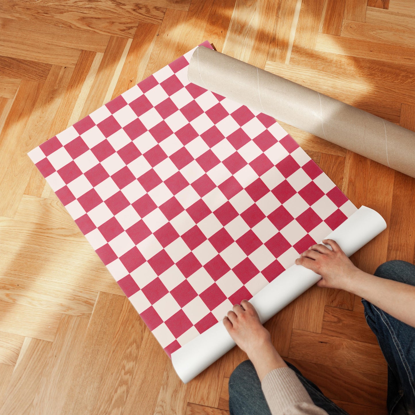 Checkered Canvas Art